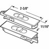 Prime-Line Window Tilt Latch, Rounded, Plastic, For Crystal Windows, White, Left & Right Hand Latches 1 Pair F 2931